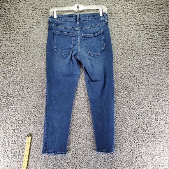 Universal Thread Jeans Womens 2/26R Blue High Rise Slim Straight - Picture 4 of 9